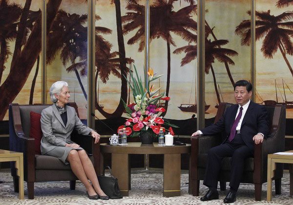 China vows further cooperation with IMF