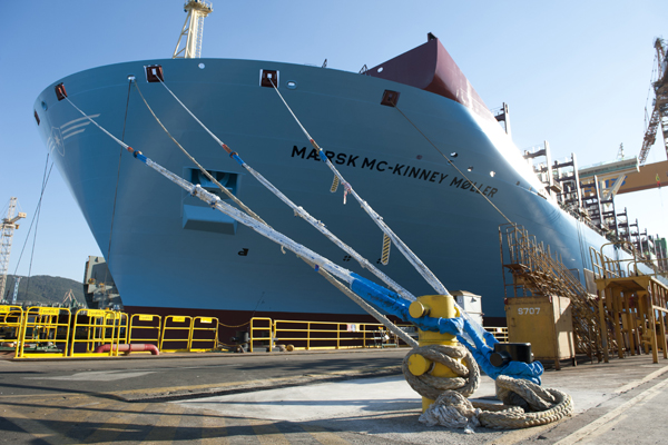 Maersk makes waves with massive container vessels