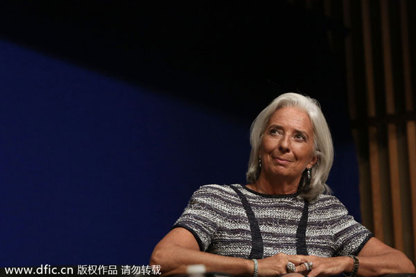 Lagarde hails China's role at IMF