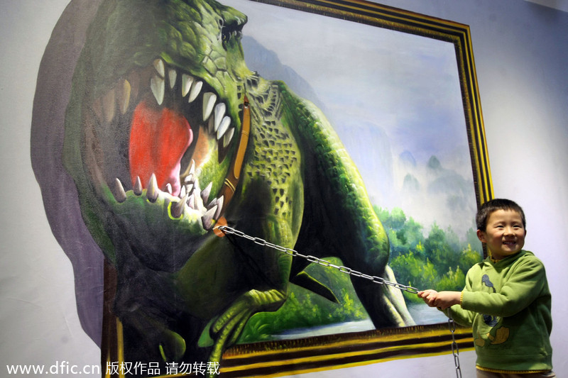 3D magic art show opens in Shanghai