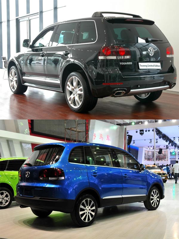 Top 10 auto lookalikes in China