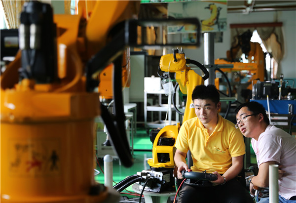 Workers capable of using industrial robots in great demand