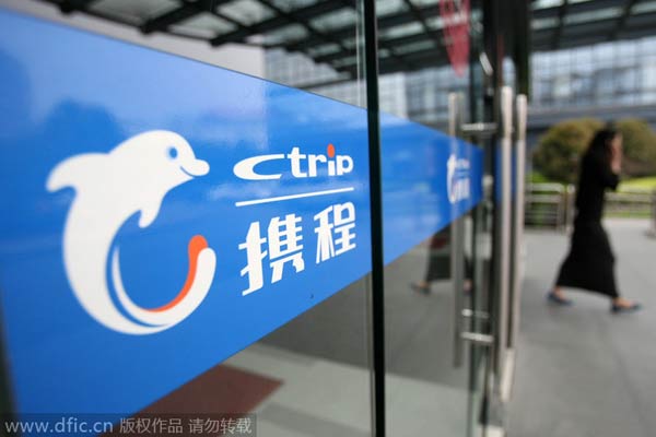 Chinese online travel agencies post revenue rise after merger