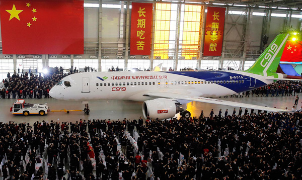 C919 passenger jet ready to lift Chinese aviation industry
