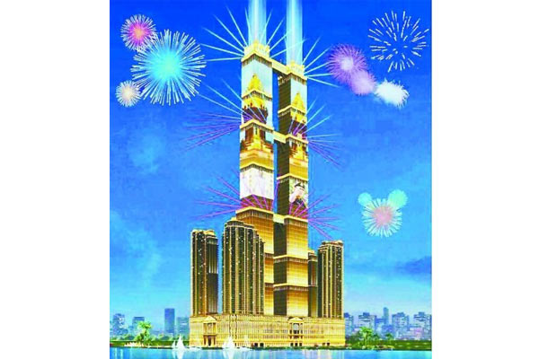 Chinese companies to build world's tallest twin towers in Cambodia