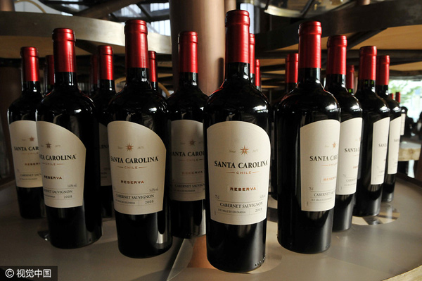 China consolidates ranking as Chile's top wine market