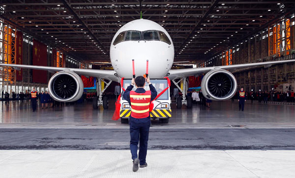 C919 ends first high-speed taxi test