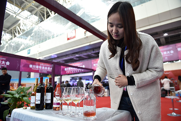 Ningxia's heady with success in trading wine