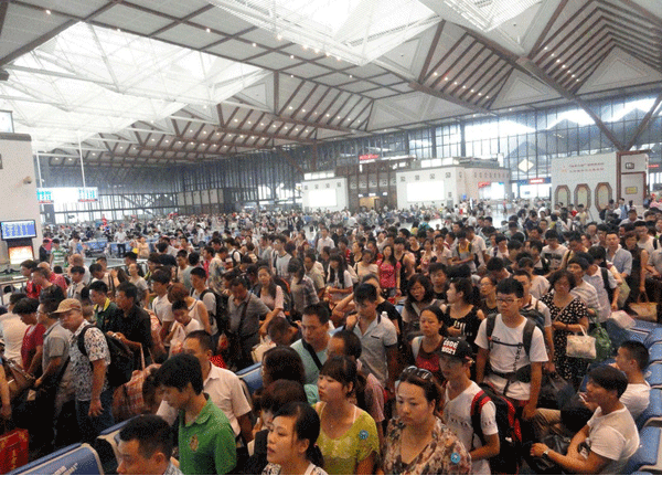 China's railways carried more than 200m in July