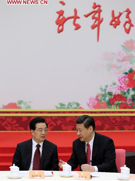 China's leaders celebrate New Year with political advisors