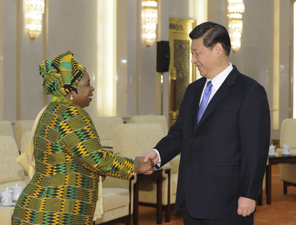 Xi pledges support for Africa's development