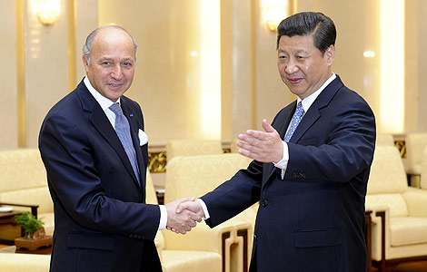 Xi calls for enriching Sino-French ties