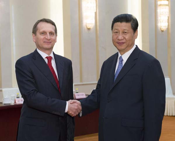 Xi meets Russian lower house speaker