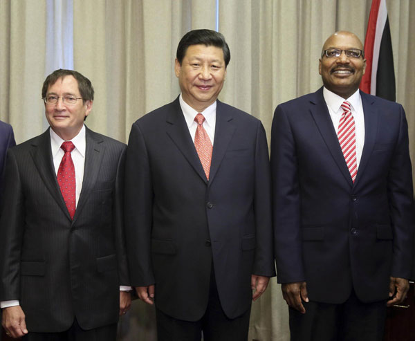 Xi calls for legislative exchanges with Trinidad and Tobago
