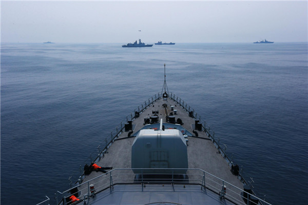 China-Russia joint sea drill goes on