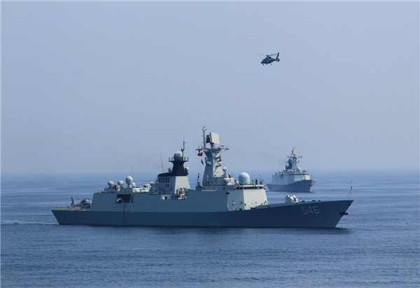 China-Russia joint sea drill goes on