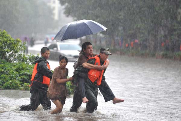 Two killed as third flood hits Kunming