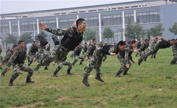 Military drill held in N China