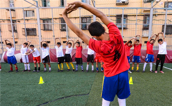Soccer dreams for Xinjiang teens