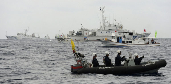 Chinese ships patrol Diaoyu Islands