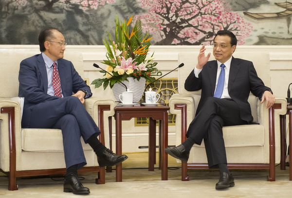 Premier Li meets World Bank Group president