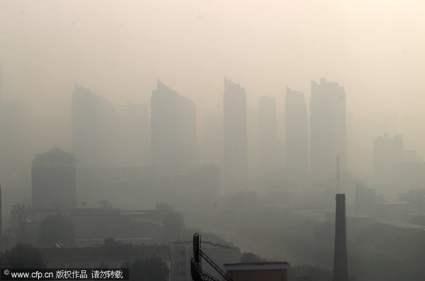 Henan chokes on lingering smog