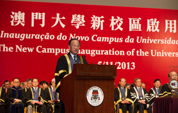Campus of University of Macao inaugurated in S China