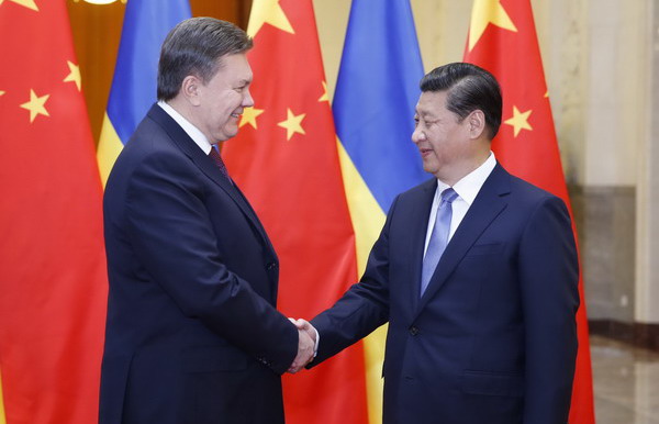China, Ukraine agree to strengthen strategic partnership
