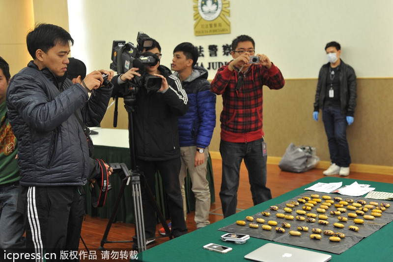 Heroin drug packer arrested in Macao