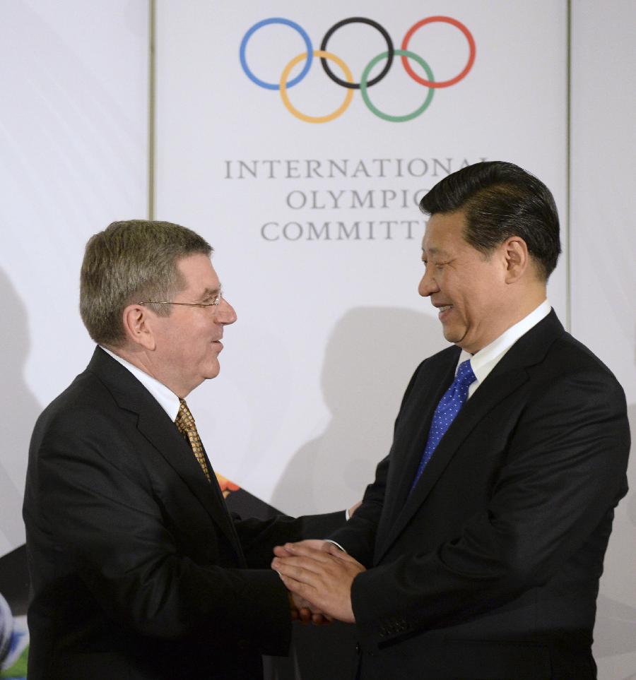 Chinese president meets IOC president