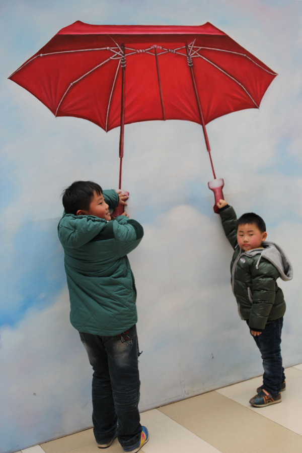Free 3D painting show for Lantern Festival