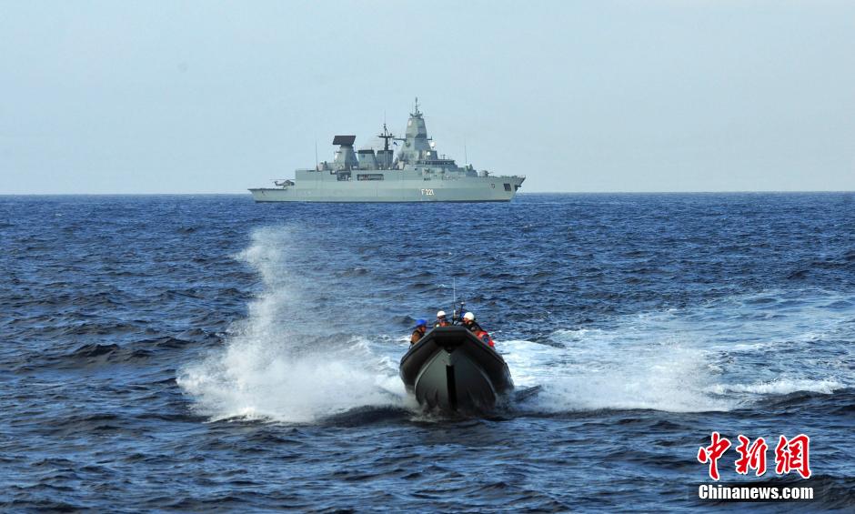 China, EU fleets hold joint anti-piracy drills