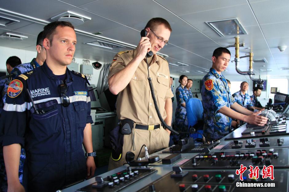 China, EU fleets hold joint anti-piracy drills