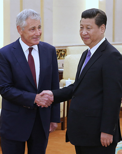 Chinese president meets US defence secretary