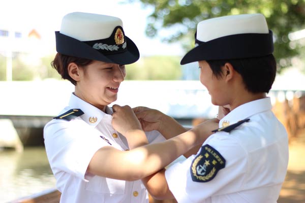 Uygur women are navy's latest wave