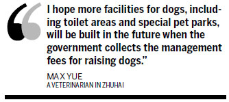 Zhuhai residents favor one-dog limit, survey finds