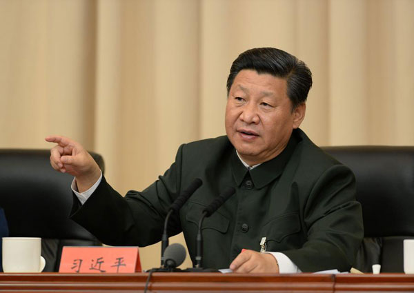 Xi stresses CPC's absolute leadership over army