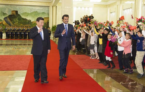 China, Qatar pledge to set up strategic partnership