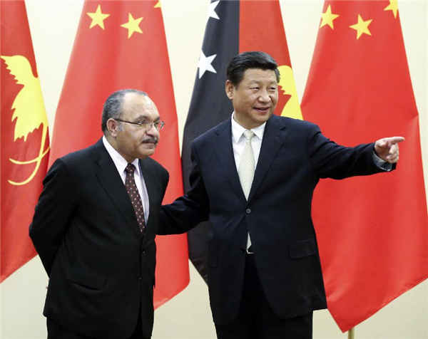 China reaffirms friendship, co-op with Pacific island countries