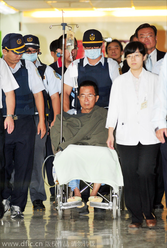Former Taiwan leader Chen given medical parole