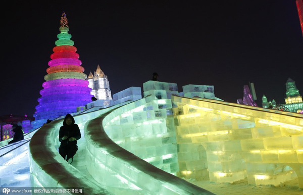 Harbin gets ready for ice and snow festival