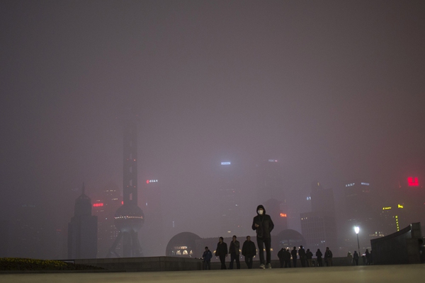 Haze blankets Shanghai