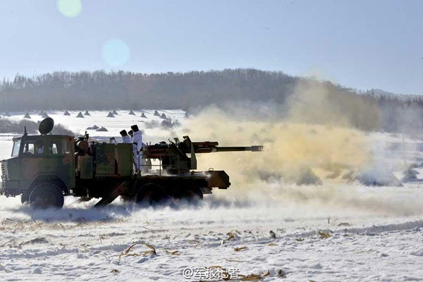 Drill in snowfield tests the combat level of PLA
