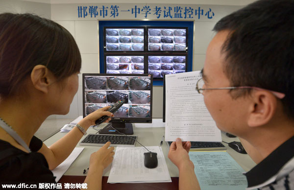 Tough methods to prevent cheating in <EM>gaokao</EM>