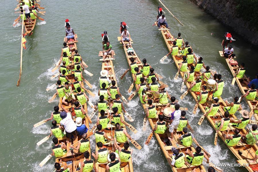Dragon Boat Festival celebrated in C China