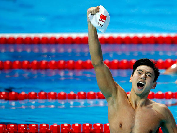 Newly crowned swimming idol Ning Zetao talks about teammate Sun Yang