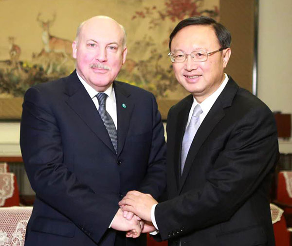 State councilor hails work by SCO Secretary-General