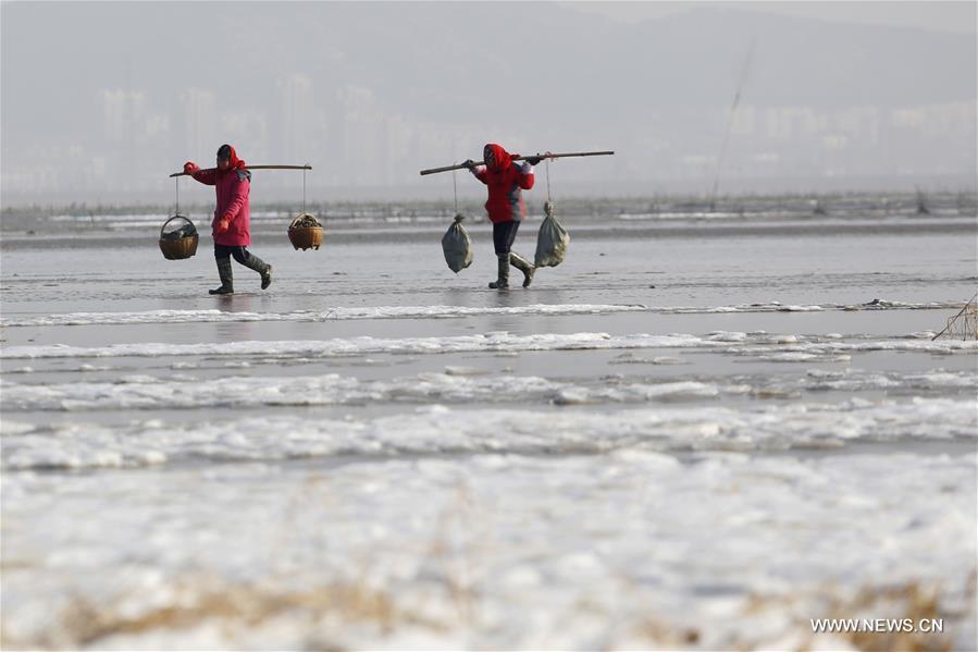 Cold wave sweeps across China