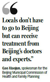 Beijing hospitals sharing expertise