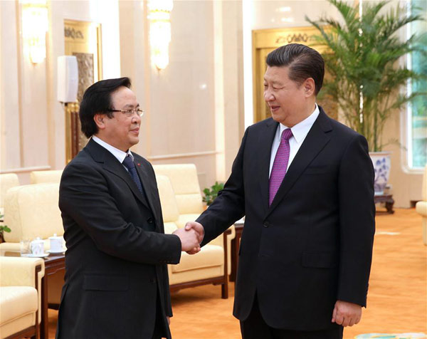 Xi meets special envoy of Vietnam's communist party chief